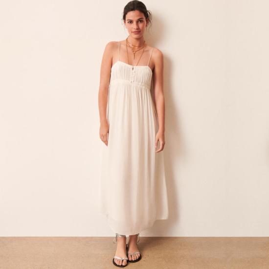  바쉬 롱 원피스 바앤쉬 벨마 드레스 오프 화이트