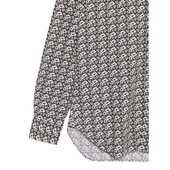  발바 긴팔 셔츠 바르바 나폴리  블랙/화이트 - BARBA