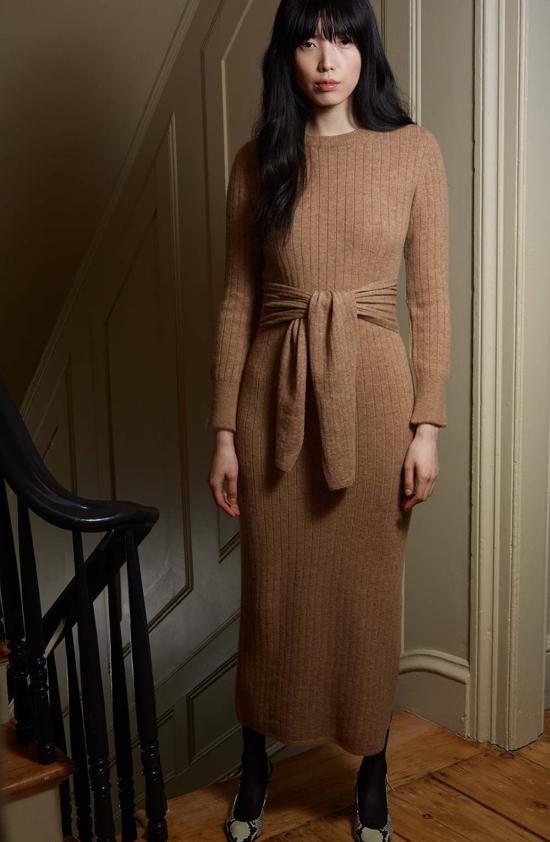  일레븐 식스 롱 원피스 헬렌 스웨터 드레스 - ELEVEN SIX