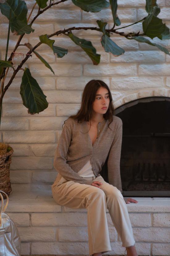  에리카 타노브 가디건 에리카 타노프 알파카 클래식 - ERICA TANOV