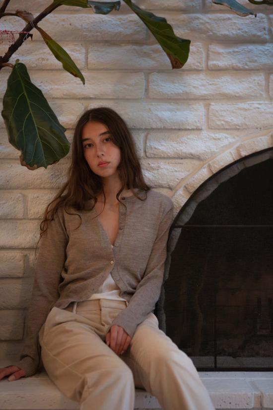  Erica Tanov 가디건 에리카 타노프 알파카 클래식