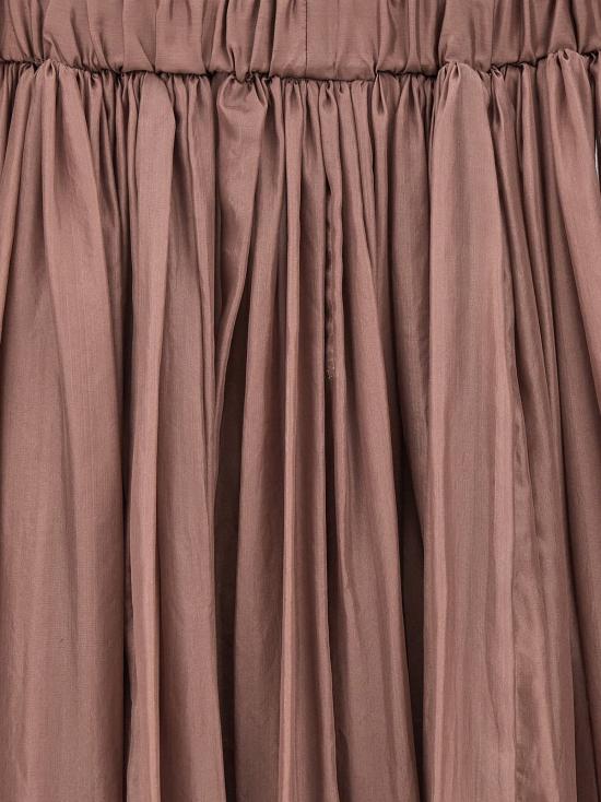  릭 오웬스 롱 스커트 메두사 실크 드레스 핑크 - RICK OWENS