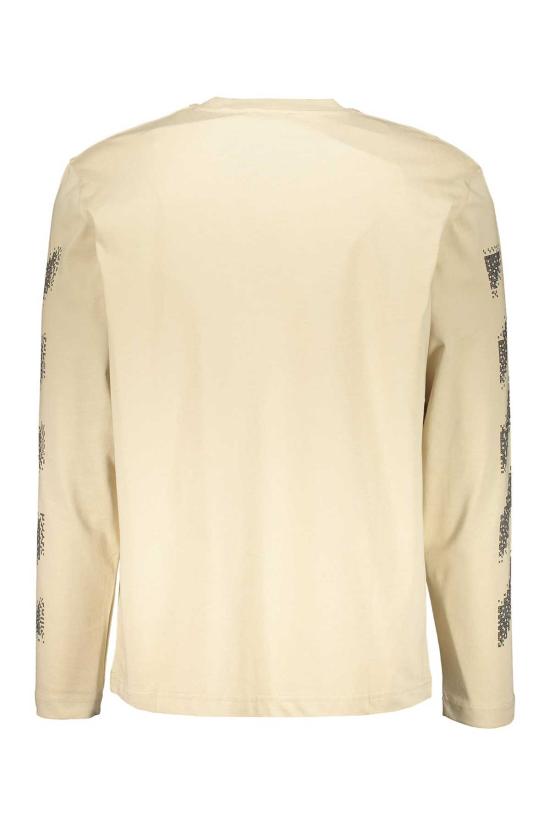  오프화이트 긴팔 티셔츠 그래픽 디테일  베이지 - OFF WHITE