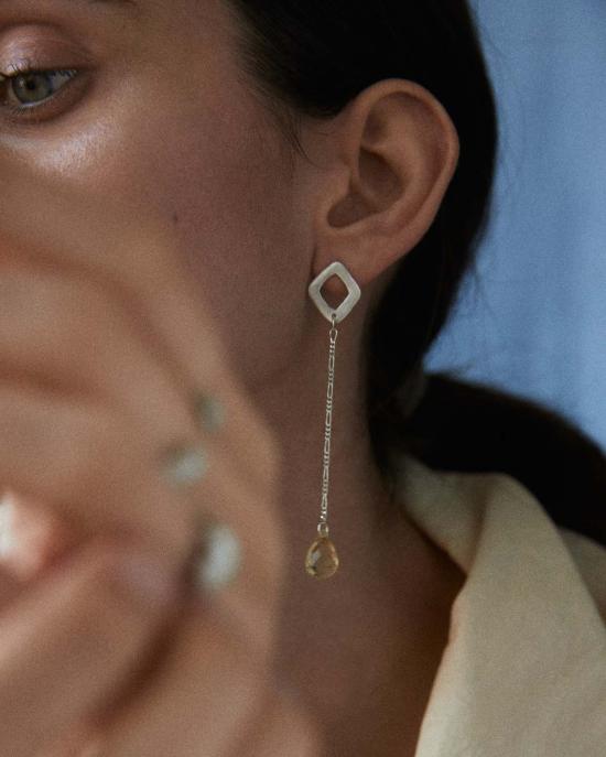  스튜디오 알레브 이어링 테트라 드롭 - STUDIO ALEV