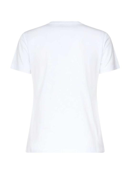  돈답 반팔 티셔츠 돈덥 코튼 티셔츠 화이트 - DONDUP