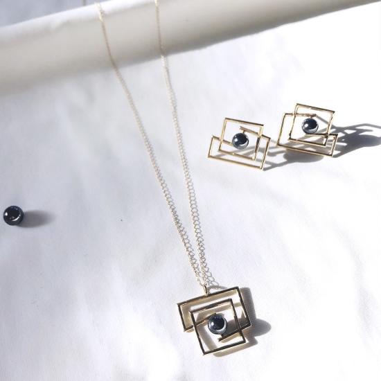  메탈렙시스 프로젝트 목걸이/팬던트 볼텐 스퀘어 헤마타이트 목걸이