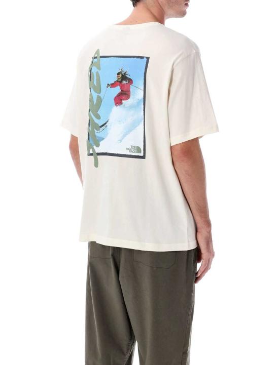 노스페이스 반팔 티셔츠 NSE 슬로프 릴랙스드 티셔츠 화이트 - NORTH FACE