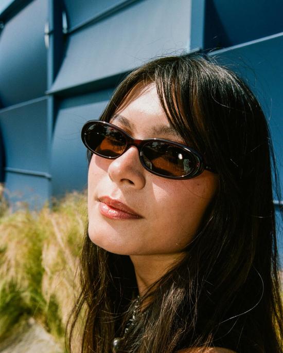  Crap Eyewear 안경 크랩 아이웨어 더 러브 버즈 선글라스 미드나잇 플럼 프레임 & 편광 데저트 렌즈 - OTHER BRANDS