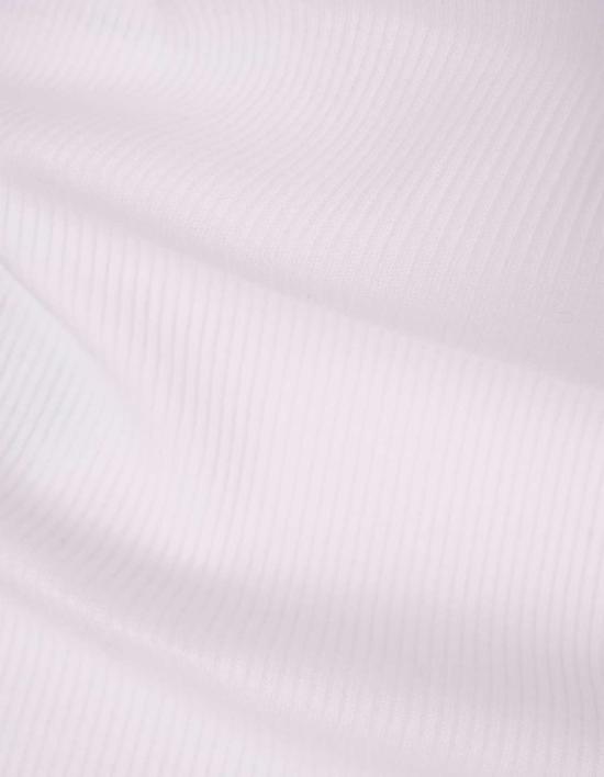  알렉산더 맥퀸 민소매 티셔츠 드레이프드 골지 탱크탑 화이트 - ALEXANDER MCQUEEN