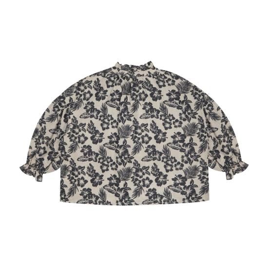  [키즈] 더뉴소사이어티 트레이닝 상의 키즈 더 뉴 소사이어티 올리비아 블라우스 히비스커스 - THE NEW SOCIETY