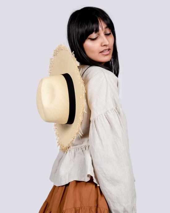  LF 마키 블라우스 L.F.Markey Dallo 린넨 탑 오트밀 - L.F.MARKEY