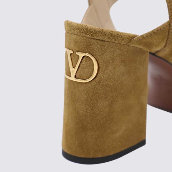  발렌티노 가라바니 샌들 Valentino Garavani 가죽  Havanabeige - VALENTINO GARAVANI