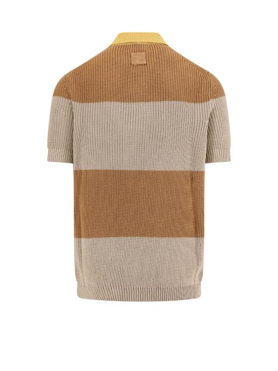  펜디 반팔 티셔츠 폴로 셔츠 베이지