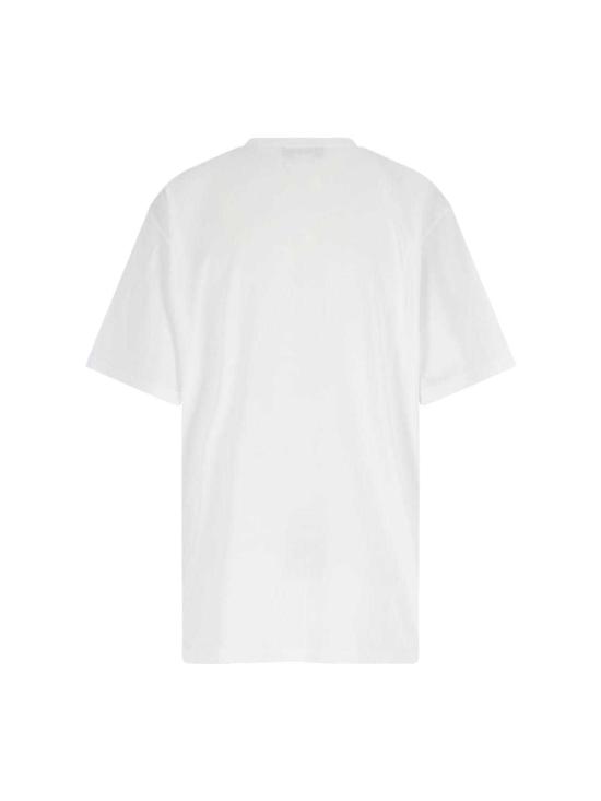  스텔라 맥카트니 반팔 티셔츠 스텔라 매카트니 스팽글 로고 티셔츠 화이트 - STELLA MCCARTNEY