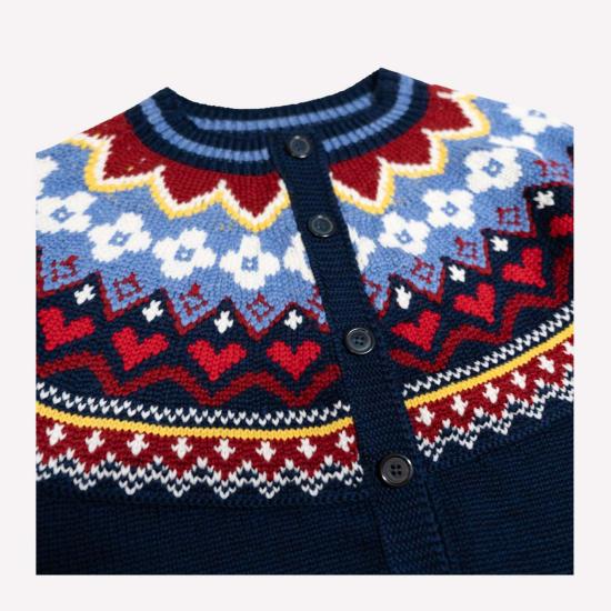  지지 니트웨어 가디건 힐다 페어 아일 - GIGI KNITWEAR
