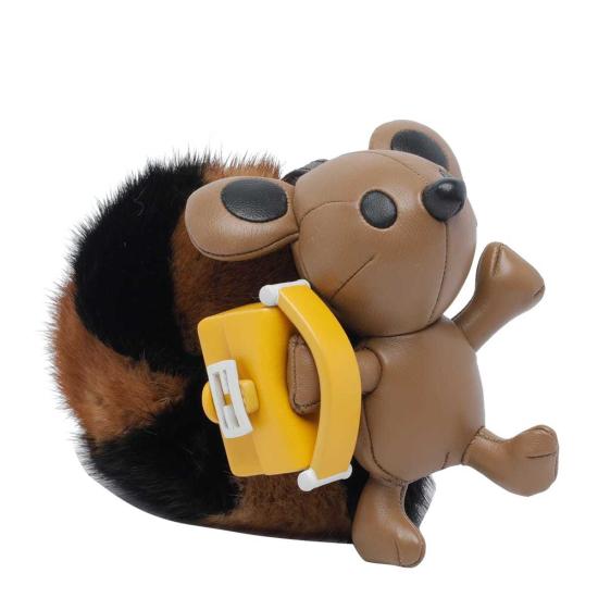  펜디 키링 퓨레트 참  브라운 - FENDI