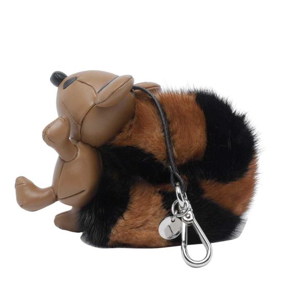  펜디 키링 퓨레트 참  브라운 - FENDI