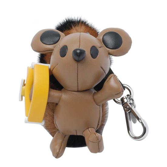  펜디 키링 퓨레트 참  브라운