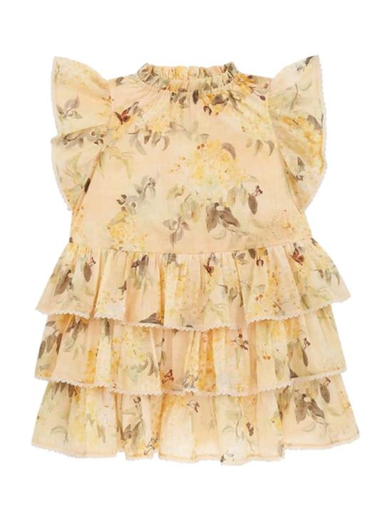  [키즈] 짐머만 원피스 아동용 노란색 드레스