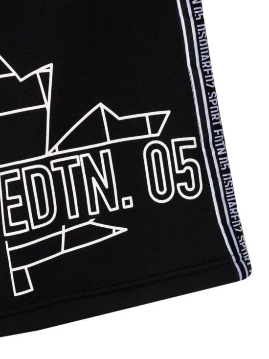  [키즈] 디스퀘어드2 발목 양말 어린이용 Dsquared2 블랙 양말 - DSQUARED2