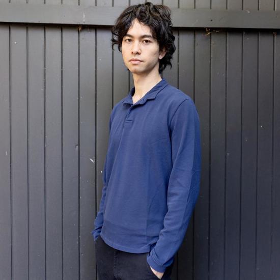  스티븐 알란 폴로 티셔츠 스티븐 앨런 크롭 칼라 폴로 - STEVEN ALAN