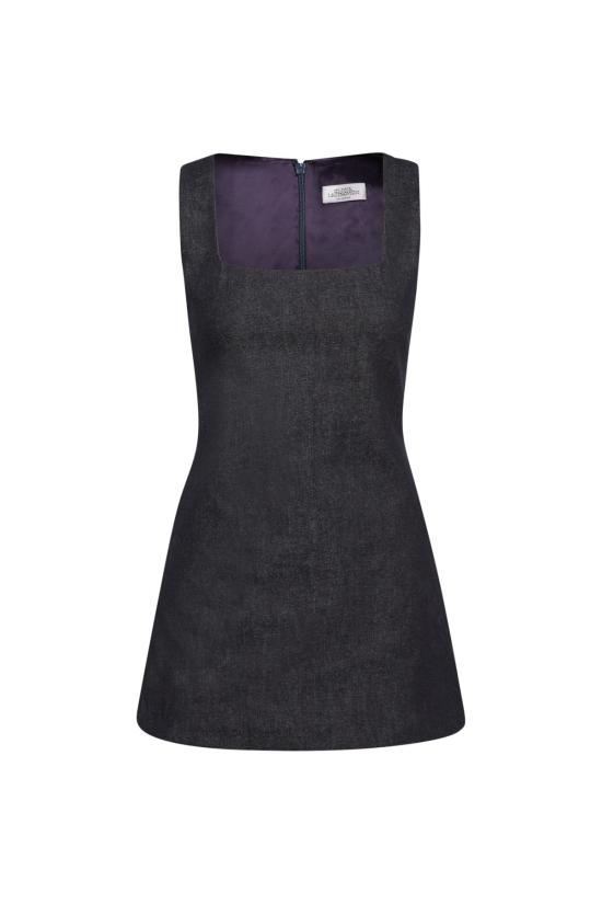  올리비아 라티노비치 숏 원피스 미니 드레스 데님 - OLIVIA LATINOVICH