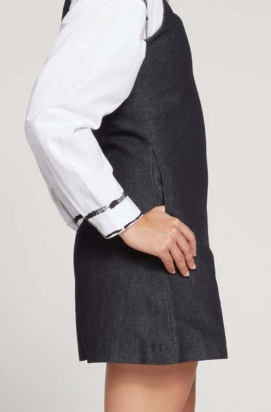  올리비아 라티노비치 숏 원피스 미니 드레스 데님 - OLIVIA LATINOVICH