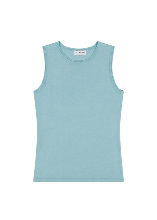  All My Love 민소매 티셔츠 Maddie Top Sky Blue