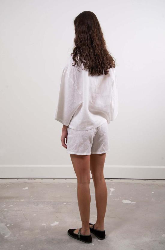  Sønderhaus 라운지 웨어 쇠네르하우스 리넨 세트 화이트 - OTHER BRANDS