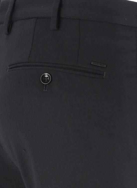  인코텍스 스트레이트 팬츠 울 바지 (진한 파란색) - INCOTEX