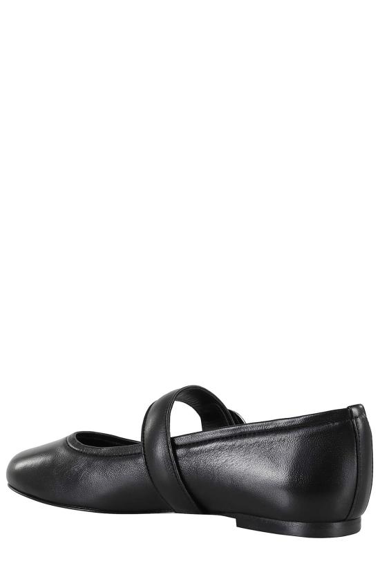  코페르니 플랫 슈즈 발레리나 벨트 플랫 블랙 - COPERNI
