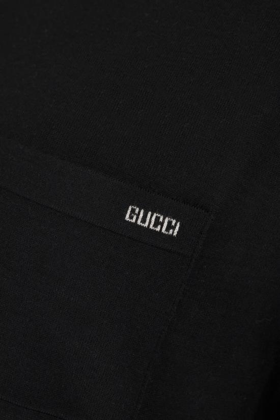  구찌 폴로 티셔츠 폴로 셔츠 블루 - GUCCI