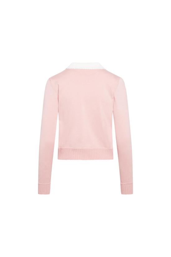  올리비아 라티노비치 가디건 페니워스 여사 핑크색 카디건 - OLIVIA LATINOVICH