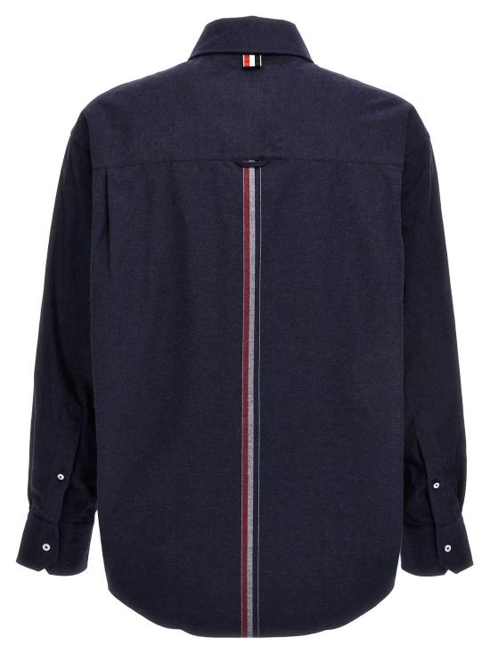  톰브라운 긴팔 셔츠 톰 브라운 RWB  블루 - THOM BROWNE