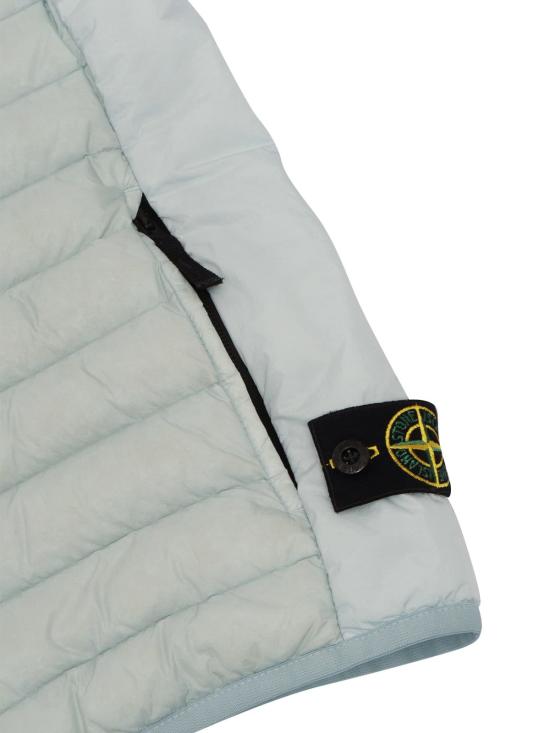  [키즈] 스톤 아일랜드 자켓 키즈 다운 재킷 라이트 블루 - STONE ISLAND