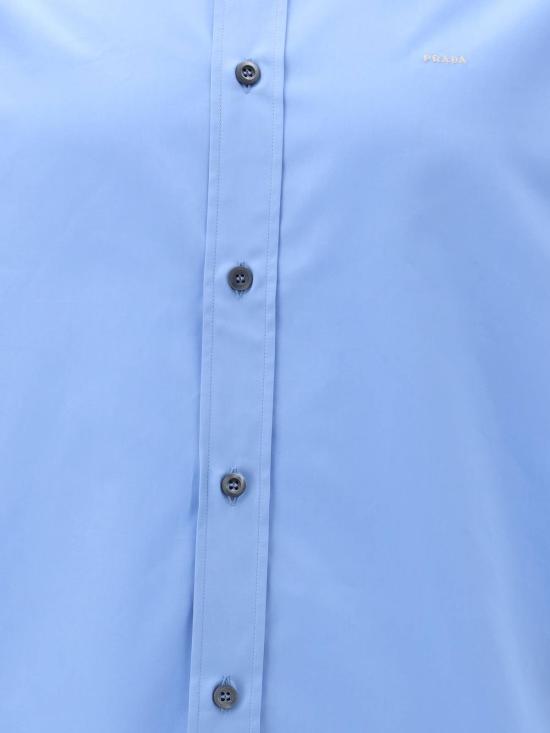  프라다 긴팔 셔츠 코튼 셔츠 - PRADA