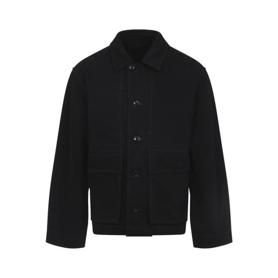  르메르 자켓 박스형 재킷 블랙 - LEMAIRE