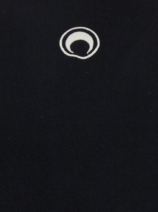  마린세르 스웨터 마린 세르 크루넥  (로고 자수 포함) 블랙 - MARINE SERRE