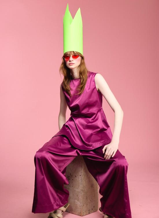  Meg 블라우스 메그 앞치마 상의