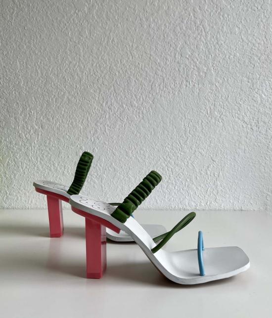  메리 로 샌들 포모사 힐  구아바/퍼시몬 - MARY LO