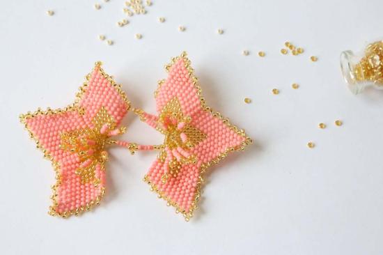  포스테리 이어링 포스터리 플라워 카네이션 엠베라 귀걸이 - FOSTERIE