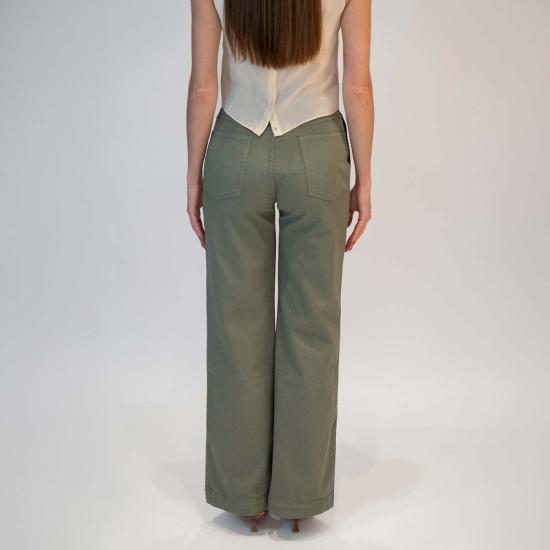  마스콥 스트레이트 팬츠 Masscob Varques 바지 이끼 - MASSCOB