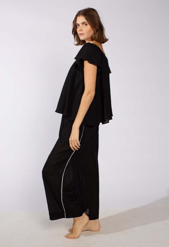  Loup Charmant 라운지 웨어 루프 샤르망 턱시도 탭 팬츠 - OTHER BRANDS