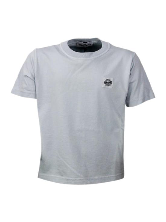  [키즈] 스톤 아일랜드 티셔츠 키즈  티셔츠 스카이 블루