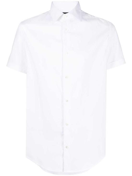  엠포리오 아르마니 반팔 셔츠 코튼  화이트