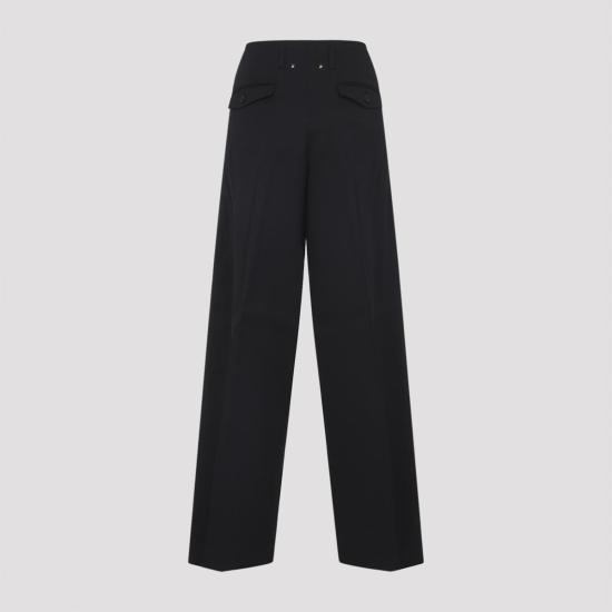 골든구스 스트레이트 팬츠 골든 구스 와이드 레그 팬츠 블랙 - GOLDEN GOOSE
