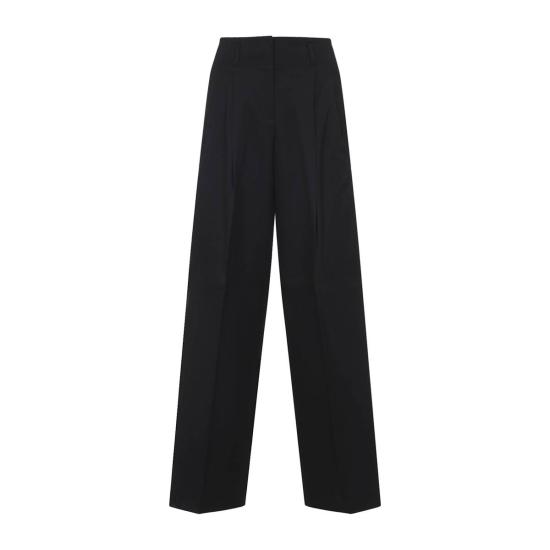  골든구스 스트레이트 팬츠 골든 구스 와이드 레그 팬츠 블랙 - GOLDEN GOOSE