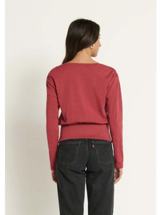  네이션 가디건 콜레트 카디건 탑 버건디 - NATION