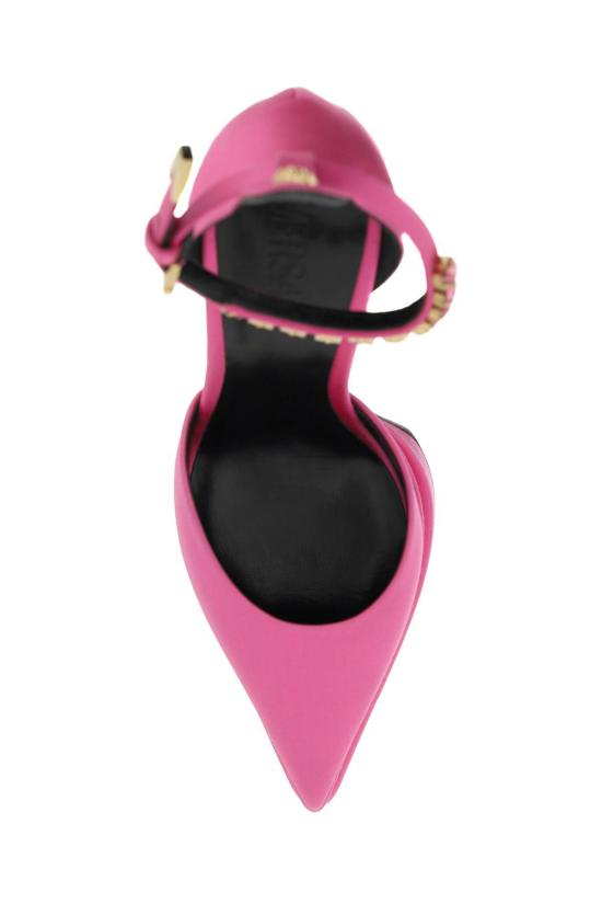  베르사체 힐/펌프스 에비타스 포인티 펌프스 푸시아 - VERSACE