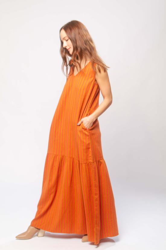  에이스 앤 지그 롱 원피스 에이스앤지그 줄리앙 드레스 진저 - ACE & JIG